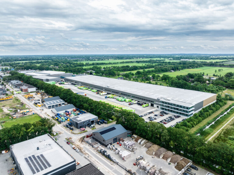 Luchtfoto van pand Westerman in Nieuwleusen